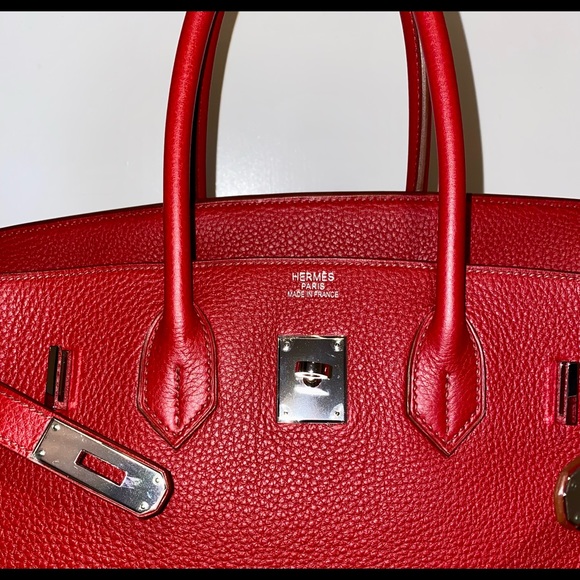 Authentic Hermes Birkin 35 cm. Mint condition! Box, Dustbag, Raincoat, etc incl! - Picture 6 of 15